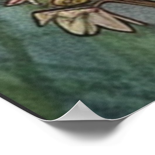 Crescent Moon Ostara Poster (Ecke)