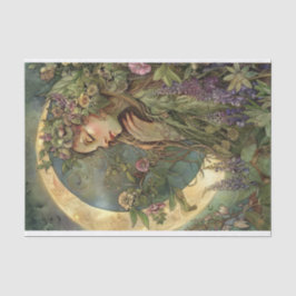 Crescent Moon Ostara Seidenpapier