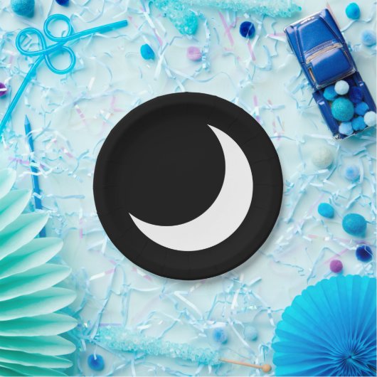 Crescent Moon Party Plate Pappteller (Party)