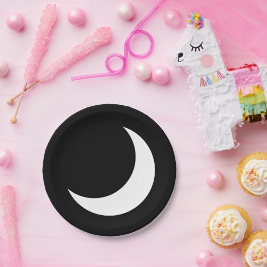 Crescent Moon Party Plate Pappteller (Party)