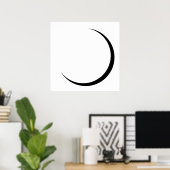 Crescent Moon Poster (Heimbüro)