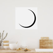 Crescent Moon Poster (Küche)