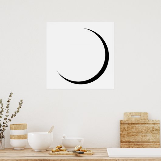 Crescent Moon Poster (Küche)