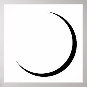 Crescent Moon Poster