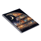Crescent Moon Potion Shelf-Notebook Notizblock (Rechte Seite)