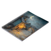 Crescent Moon Quiet Street Notebook Notizblock (Linke Seite)