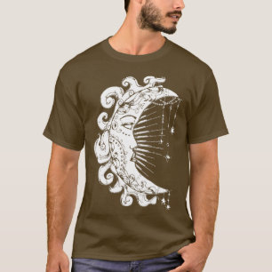 Crescent Moon Spirit Goth Gothic Astrologie Tarot T-Shirt