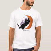 Crescent Moon Spiritual Cat Gothic Pastel T-Shirt (Vorderseite)