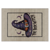 Crescent Moon Spooky Saison Herbstsonnenfeier Leck Schneidebrett (Vorderseite)