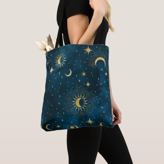 Crescent Moon Starry Night Celestial Tasche (Von Nahem)
