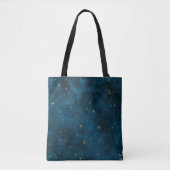 Crescent Moon Starry Night Celestial Tasche (Vorderseite)