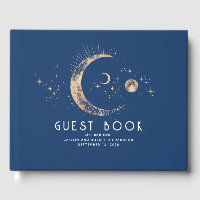 Crescent Moon Starry Night Celestial Wedding