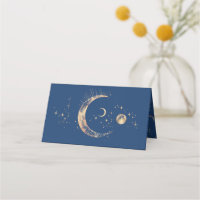 Crescent Moon Starry Night Celestial Wedding