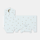Crescent Moon & Stars Blue Baby Dusche Geschenkbox Geschenkschachtel (Ungefaltet)