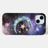 Crescent Moon Stars Galaxy Celestial Wiccan Case-Mate iPhone Hülle (Rückseite (Horizontal))