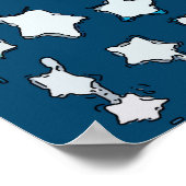 Crescent Moon & Stars, TextPoster hinzufügen Poster (Ecke)