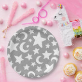 Crescent Moon und Stars Pappteller (Party)