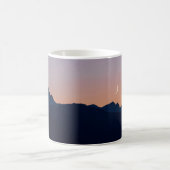 Crescent Moon & Venus | Seabeck, Washington Kaffeetasse (Mittel)