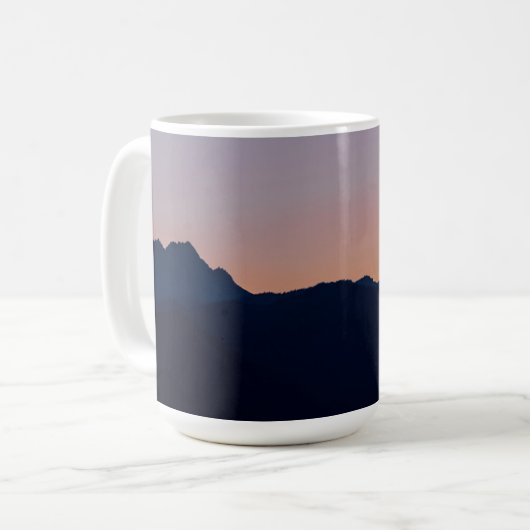 Crescent Moon & Venus | Seabeck, Washington Kaffeetasse (Vorderseite Links)