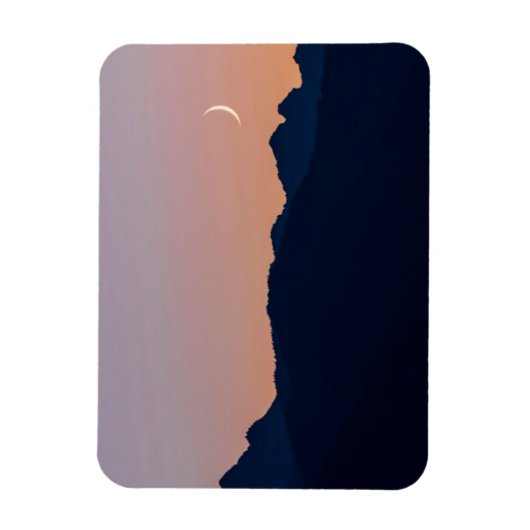 Crescent Moon & Venus | Seabeck, Washington Magnet (Vertikal)