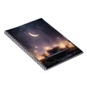Crescent Moon verzaubertes Altar-Notebook Notizblock (Rechte Seite)