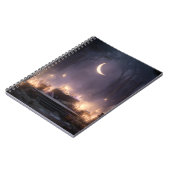 Crescent Moon verzaubertes Altar-Notebook Notizblock (Linke Seite)