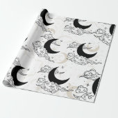 Crescent Moon Wrapping Paper Geschenkpapier (Ungerollt)