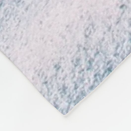 Crescent Moon Yoga Cat in the Snowy Mountains Fleecedecke (Ecke)