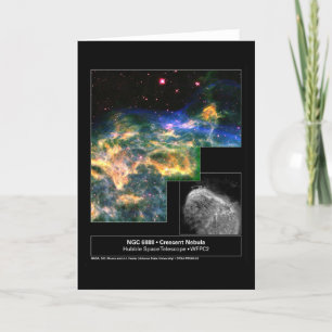 Crescent Nebula 6888 Hubble Telescope Karte