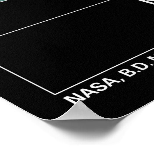 Crescent Nebula 6888 Hubble Telescope Poster (Ecke)