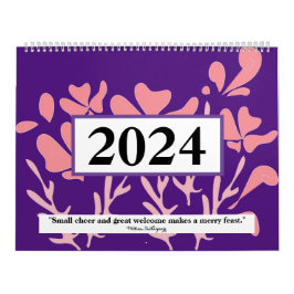 Crescent neue Designs bunt Quark Shakespeare Kalender