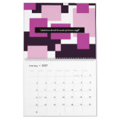 Crescent neue Designs bunt Quark Shakespeare Kalender (Jan 2027)