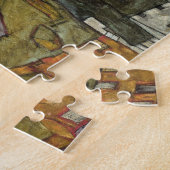 Crescent of Houses II, Island Town by Egon Schiele Puzzle (Seite)