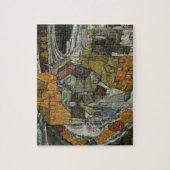 Crescent of Houses II, Island Town by Egon Schiele Puzzle (Vertikal)