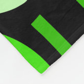 Crescent Pattern 010921 - Grass Green Fleecedecke (Ecke)