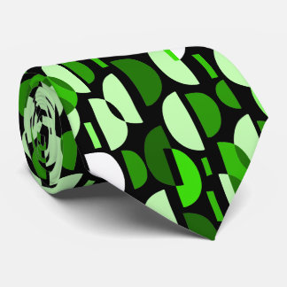 Crescent Pattern 010921 - Grass Green Krawatte