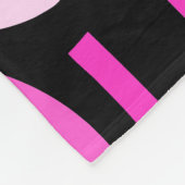 Crescent Pattern 010921 - Magenta Pink Fleecedecke (Ecke)
