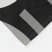 Crescent Pattern 010921 - Monochrome Fleecedecke (Ecke)