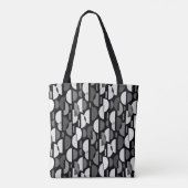 Crescent Pattern 010921 - Monochrome Tasche (Rückseite)