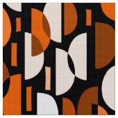 Crescent Pattern 010921 - Orange Stoff (Nahaufnahme)