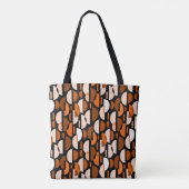 Crescent Pattern 010921 - Orange Tasche (Rückseite)
