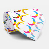 Crescent Pride Flag Moons Krawatte (Gerollt)