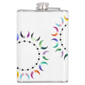 Crescent Pride Moons & Black Hearts Flachmann (Rückseite)