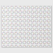 Crescent Pride Moons & Black Hearts Geschenkpapier (Flach)