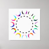 Crescent Pride Moons & Black Hearts Leinwanddruck (Vorderseite)