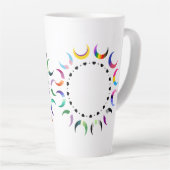 Crescent Pride Moons & Black Hearts Milchtasse (Rechte Ecke)