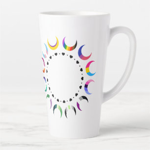 Crescent Pride Moons & Black Hearts Milchtasse