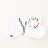 Crescent Pride Moons & Black Hearts Notizblock (Innenseite)