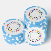 Crescent Pride Moons & Black Hearts Pokerchips (Stapel)