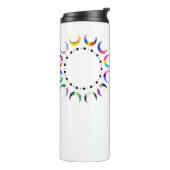 Crescent Pride Moons & Black Hearts Thermosbecher (Nach links gedreht)